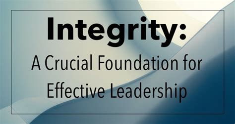  Integrity: A Crucial Tapestry for Authentic Leadership Unveils the Power of Moral Compass